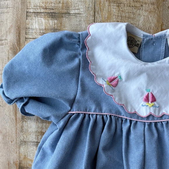 Vintage Denim Republic Girls Romper 24m - Picture 3 of 10